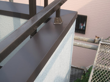 東京都立川市にて外壁塗装用の板金塗装作業！