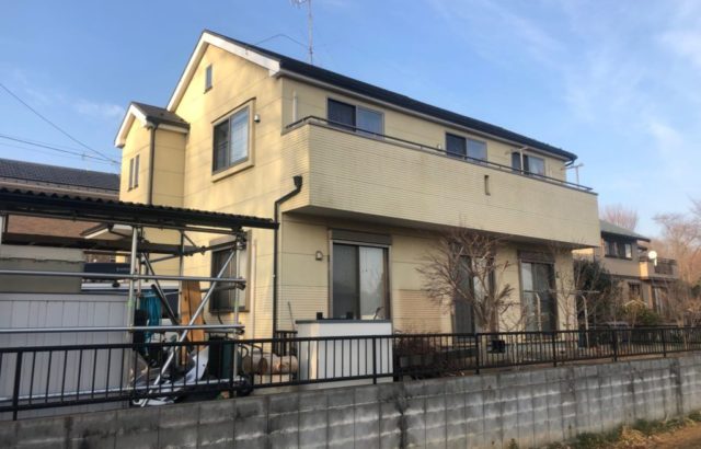 東京都立川市　シリコンREVO1000　外壁塗装　金属屋根工事
