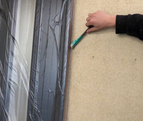 東京都国分寺市　外壁塗装　付帯部塗装　下地処理　コーキング打ち替え工事