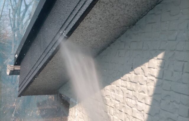 東京都立川市　外壁・屋根塗装工事　養生～高圧洗浄