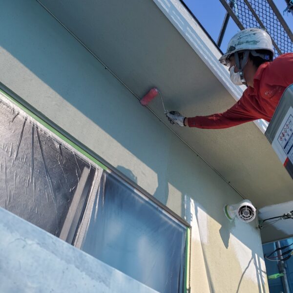 東京都国分寺市　M様邸　外壁塗装　下塗り　シーラー塗布