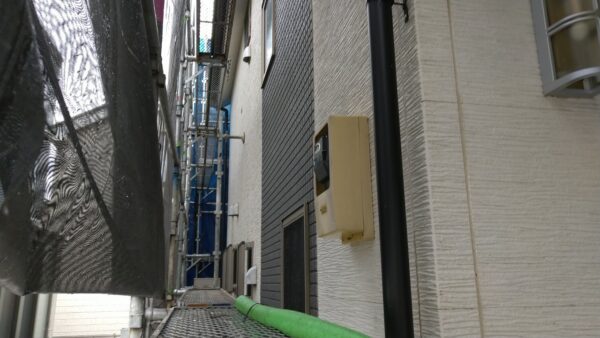 東京都立川市　M様邸　屋根・外壁塗装工事　足場設置～高圧洗浄～養生