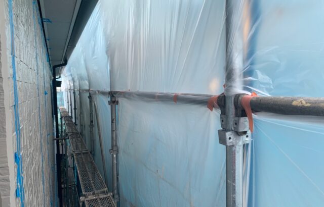東京都国分寺市　M様邸　外壁塗装工事　雨対策　雨養生