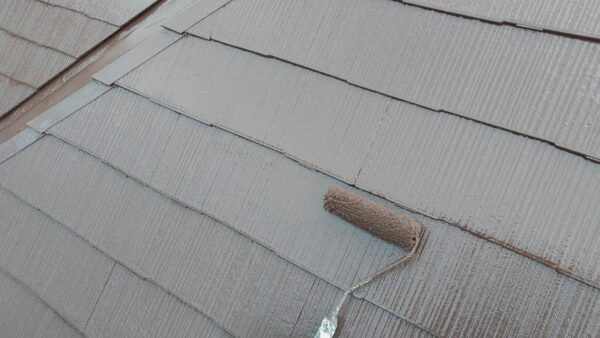 東京都国立市　M様邸　屋根塗装工事　上塗り～施工完了