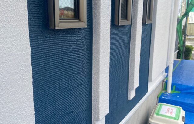 東京都国立市　H様邸　外壁塗装工事　付帯部塗装　施工完了
