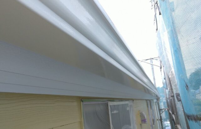 東京都国立市　A様邸　付帯部塗装　雨樋塗装　雨樋の重要な役割