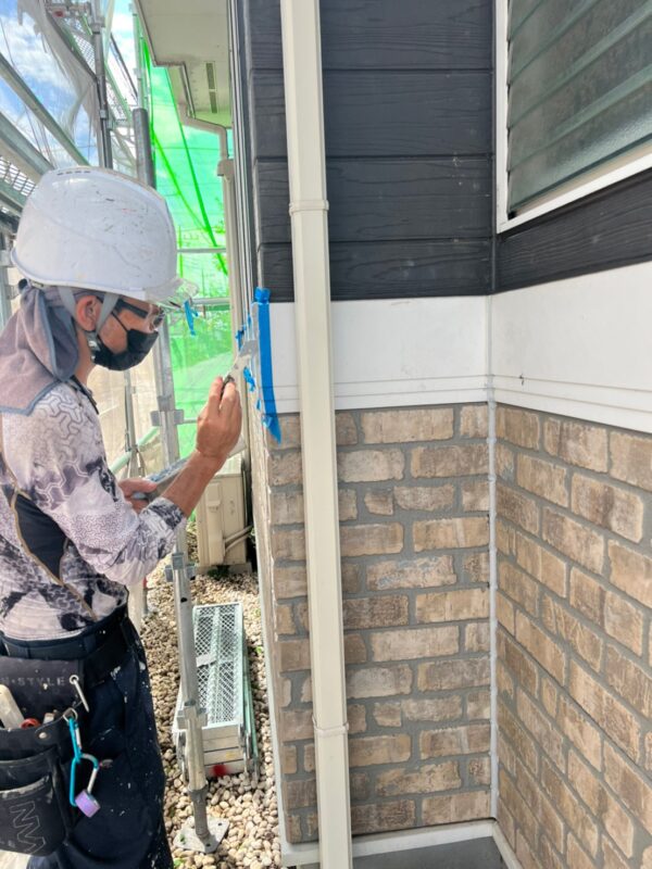 東京都国分寺市　M様邸　付帯部塗装　幕板補修　シーリング補修