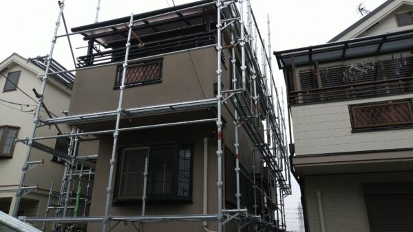 東京都立川市　M様邸　外壁塗装工事　足場の必要性って？