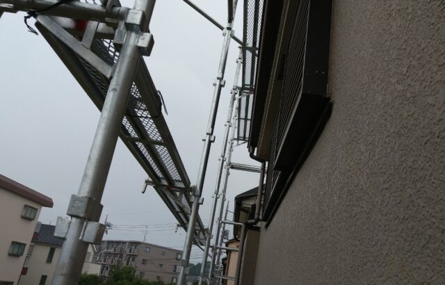 東京都立川市　M様邸　外壁塗装工事　足場の必要性って？
