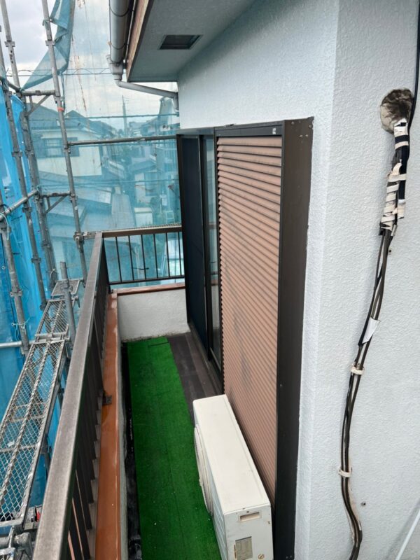 東京都国分寺市　U様邸　屋根・外壁塗装工事　下地処理　高圧洗浄作業