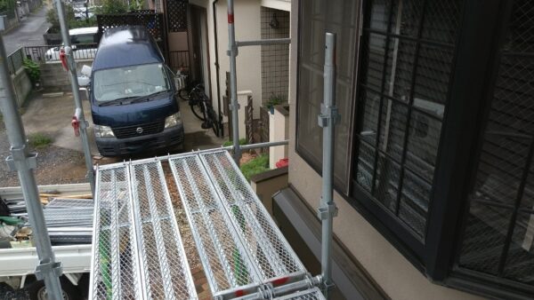 東京都国立市　K様邸　屋根・外壁塗装工事　足場はなぜ必要？