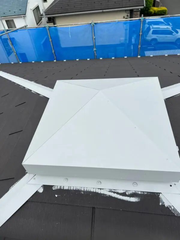 東京都立川市 U様邸 屋根塗装工事 鉄部塗装 錆止め塗装