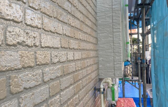 東京都立川市　W様邸　外壁塗装工事　デザインを残したい場合はクリア塗装がおすすめ！