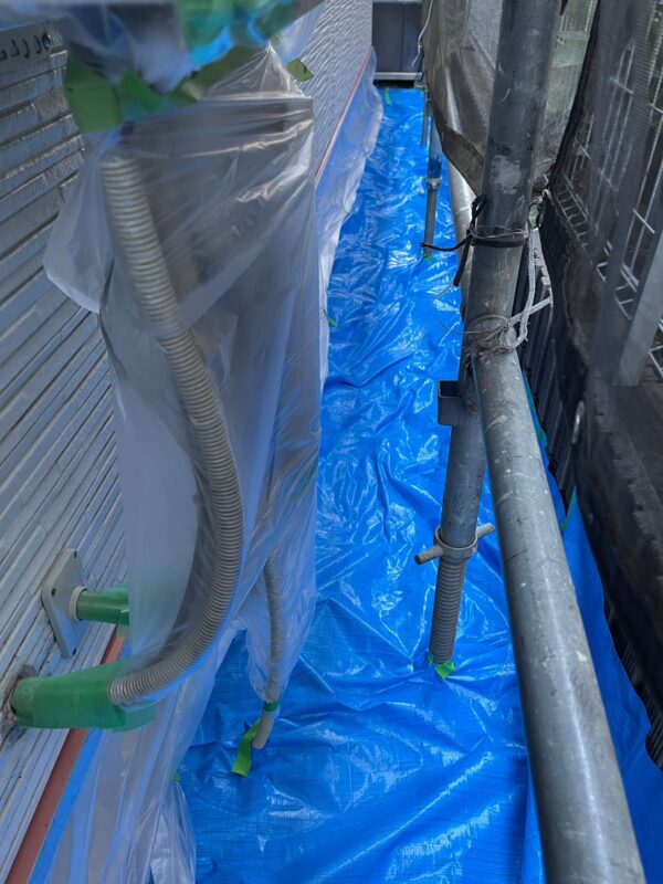 東京都立川市　T様邸　外壁塗装工事　養生の目的ってなに？