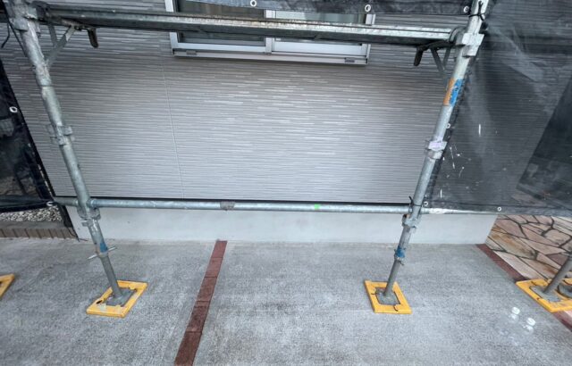 東京都立川市　T様邸　外壁塗装工事　完工　足場解体の際に注意すべきことは？