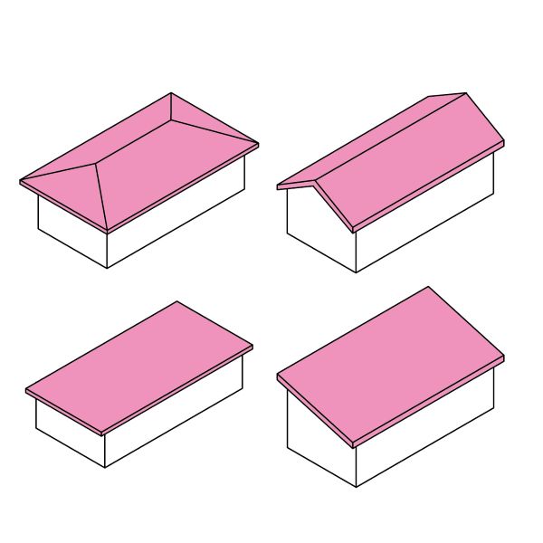 屋根の形状には何がある？種類やそれぞれの特徴を解説