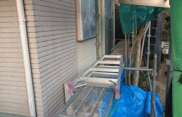 東京都国分寺市　F様邸　外壁塗装・屋根塗装工事　足場設置の必要性とは？