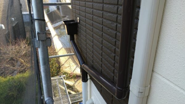 東京都国分寺市 F様邸 付帯部塗装 竪樋ってどこの部分?