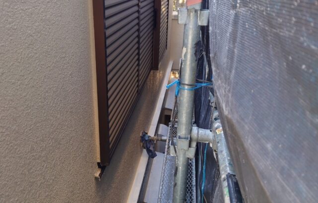 東京都国分寺市　M様邸　外壁塗装工事　上塗りにて外壁塗装が完了！