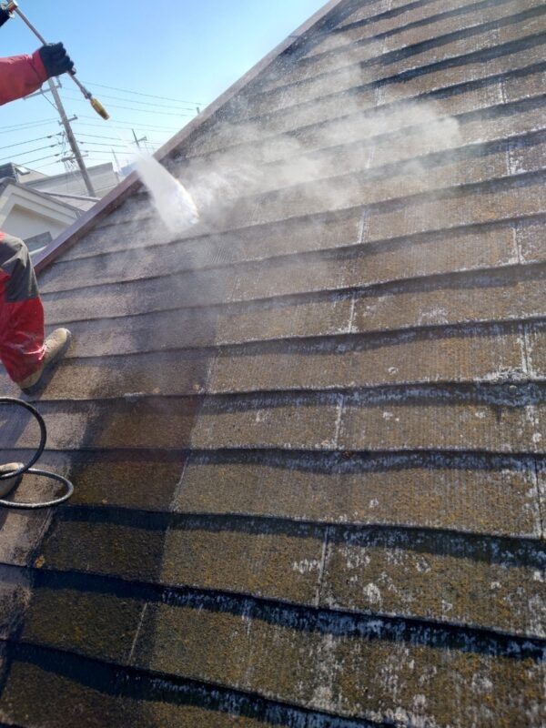 東京都国分寺市 M様邸 外壁塗装・屋根塗装工事 高圧洗浄からスタート!