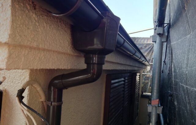 東京都国分寺市　M様邸　付帯部塗装　雨樋まで塗り替えて住宅全体の美観が向上しました！