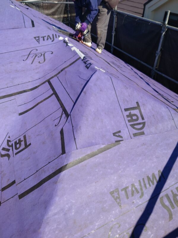 東京都国分寺市 M様邸 屋根工事 ルーフィングの役割ってなに?