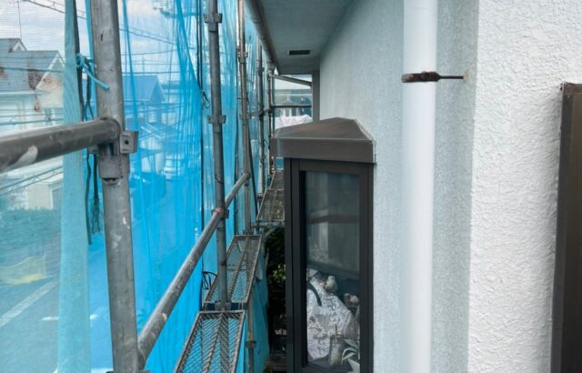 東京都国立市　W様邸　外壁塗装工事　高圧洗浄は仕上がりを左右する重要な工程！