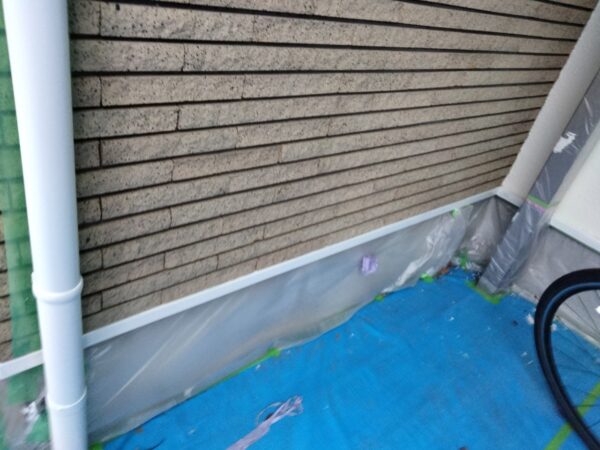 東京都立川市 K様邸 外壁塗装工事 付帯部塗装 水切りってどこの部分?
