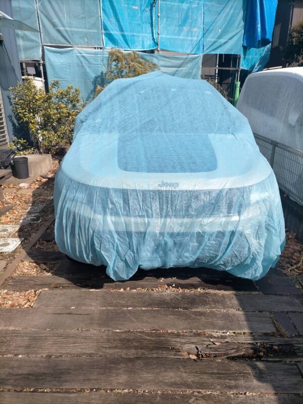 東京都国立市 H様邸 外壁塗装工事 車の養生は本当に必要?