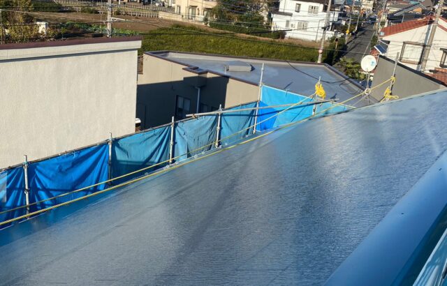 東京都国立市　S様邸　屋根塗装工事　屋根塗装の適切な流れ
