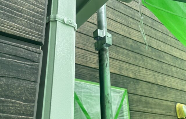 東京都国分寺市　N様邸　外壁塗装工事　雨樋塗装はなぜ必要？